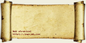 Valentina Bzenić vizit kartica